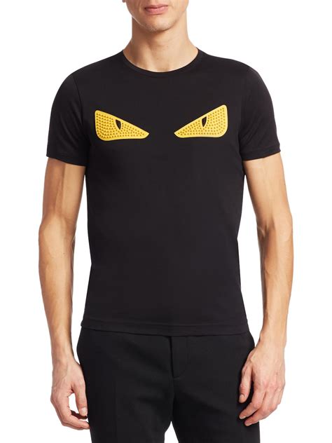 fendi t shirts for men|Fendi eyes t shirt men's.